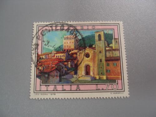 марка Италия 1978 архитектура городские пейзажи здание туризм живопись гаш №2760