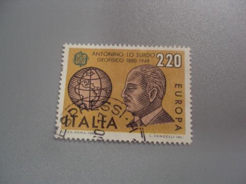 марка Италия 1989 личности физик люди географ Антонио Ло Сурдо септ гаш №2723