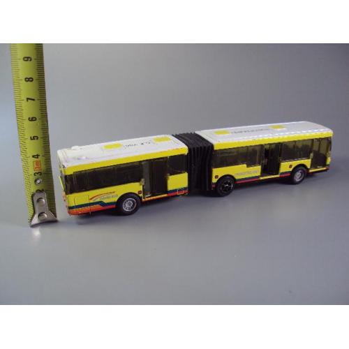 машинка автобус гармошка Тransitinland C.F.786 David Bus Китай длина 18,8 см, высота 4 см №9470