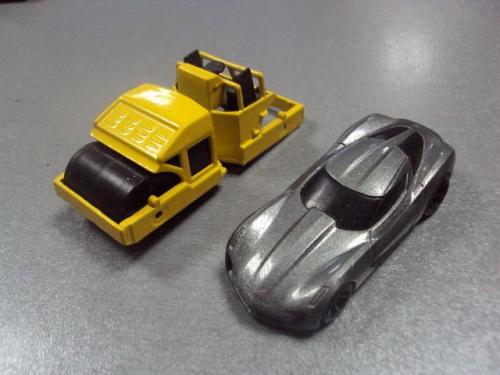 машинка Chevrolet Corvette дорожная техника Hot Wheels лот 2 шт №1215