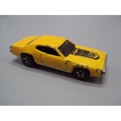 Машинка модель автомобіль Hot Wheels yellow 71 Plymouth GTX жовтий плаймонт №19055с