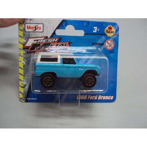 Машинка модель автомобіль Maisto 1966 Ford Bronco блакитний форд бронко №19040с
