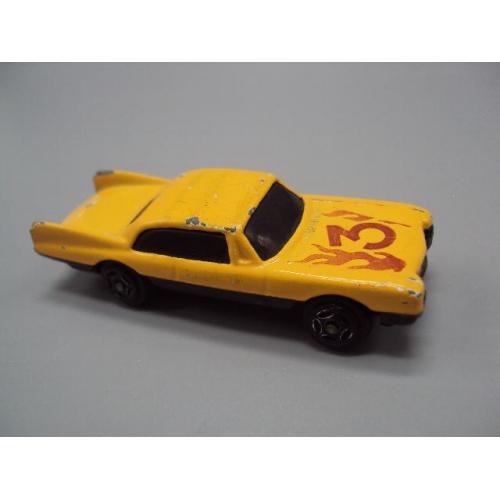 Машинка модель Cadillac 59 желтый кадилак 1959 номер 3 Китай №18871