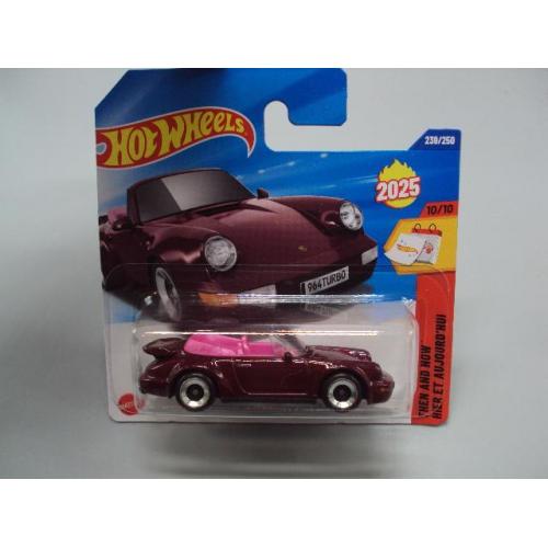 Машинка модель Hot Wheels Porsche 911 Turbo Cabriolet порше турбо кабриолет №18751с