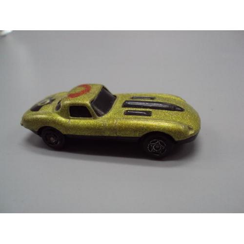 Машинка модель Jaguar E-Type Sports car die-cast хаки оливковый Китай №18878