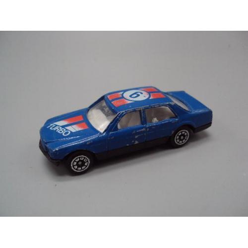 Машинка модель Mercedes 380 SEL синяя мерседес турбо Китай №18801