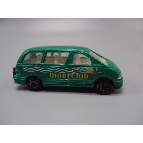 Машинка модель Toyota Estima Previa diver club зеленая тойота естима Китай №18813