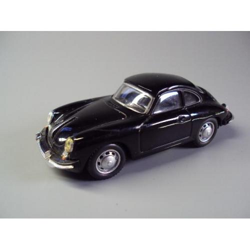 машинка Porsche PS 356b coupe hongwell черный высота 3,5 см, длина 9,8 см №10791