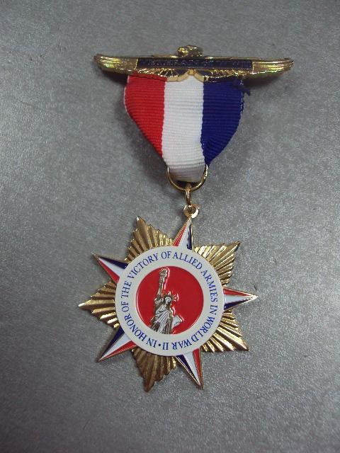 медаль знак сша veteran of ww2 ветеран второй мировой войны №4697