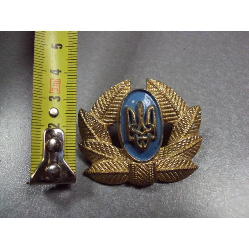 милитария кокарда всу украина пластмасса тризуб №2479