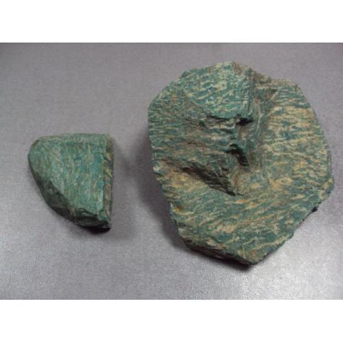 Камни минералы Амазонит лот 2 шт вес 1 кг 463 грамма №3