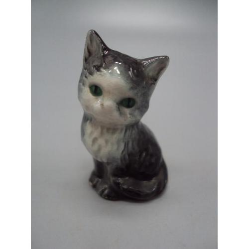 Фигура фарфор статуэтка котик миниатюра Goebel W Germany Германия котенок кот высота 4,6 см №36