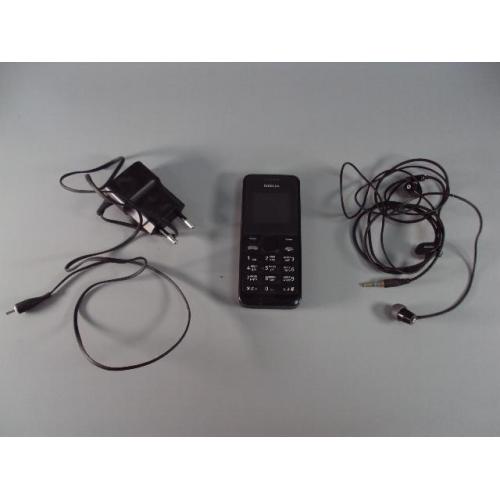 мобильный телефон Nokia 105 б/у рабочий без батареи №2982