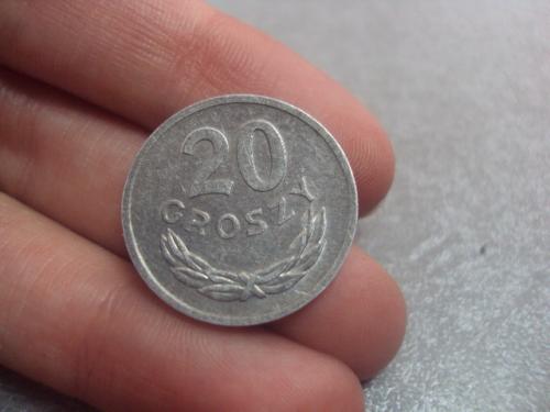 монета польша 20 грош 1976 сохран №7881