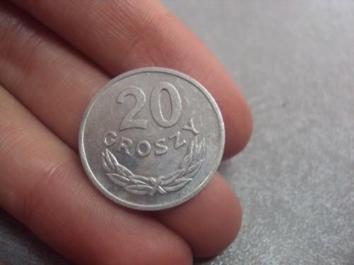 монета польша 20 грош 1977 сохран №7882