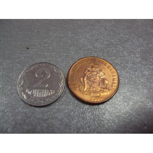 монета багамские острова багамы 1 цент 2006 №7910