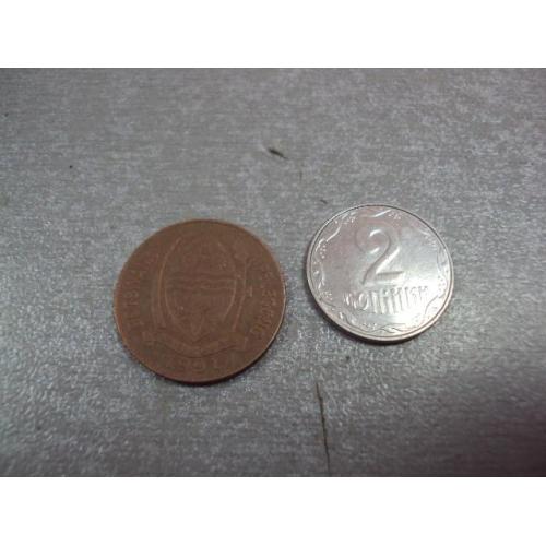 монета ботсвана 5 тхебе 1991 №8365