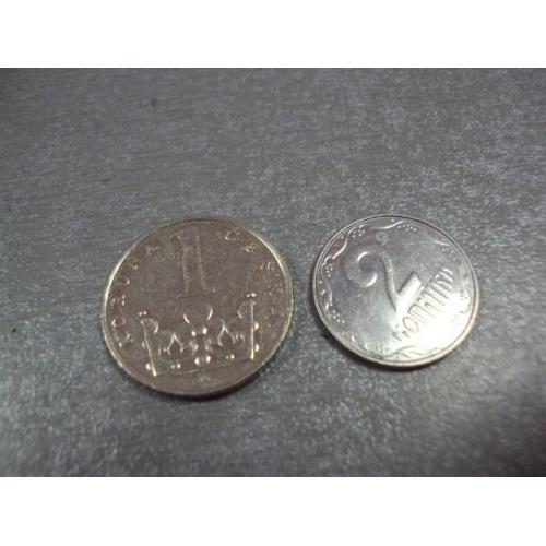 монета чехия 1 крона 1996 №8851