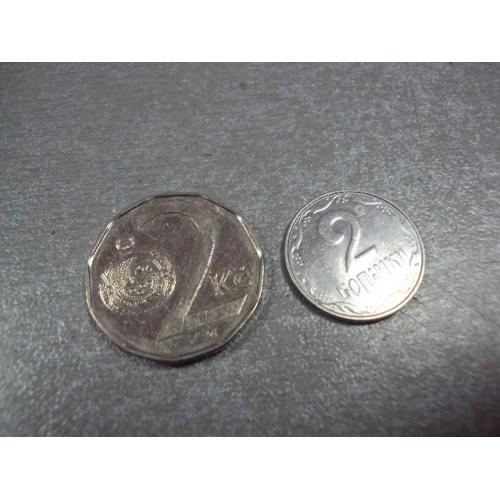 монета чехия 2 кроны 2003 №8797