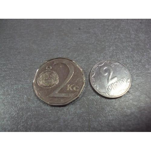 монета чехия 2 кроны 2008 №8791