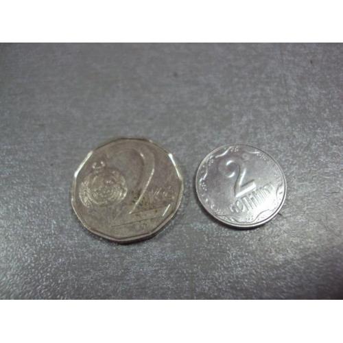 монета чехия 2 кроны 2009 №8792