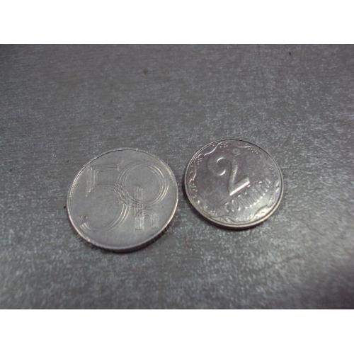 монета чехия 50 геллеров 1993 №8847