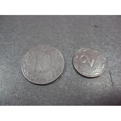 монета чехословакия 10 геллеров 1953 №8885