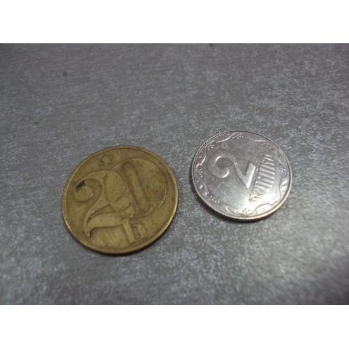 монета чехословакия 20 геллеров 1982 №9448