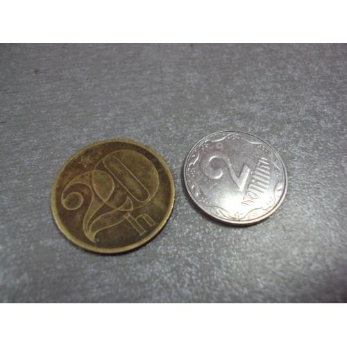 монета чехословакия 20 геллеров 1984 №9440
