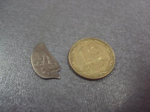 монета чешуйка чешуя ханская серебро рубаная №1018