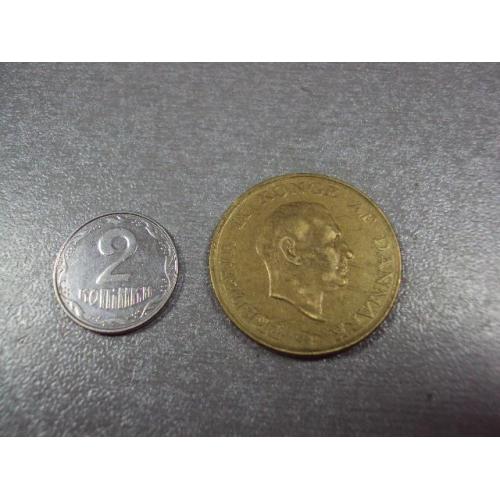 монета дания 1 крона 1958 №8294