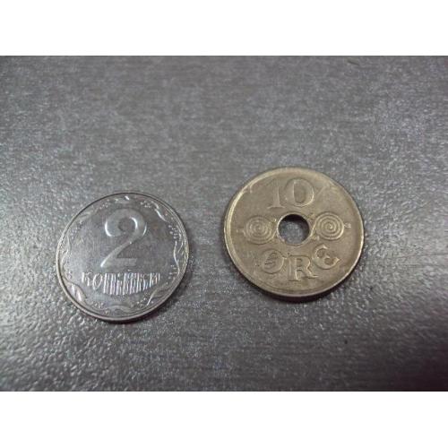 монета дания 10 оре эре 1940 №8300