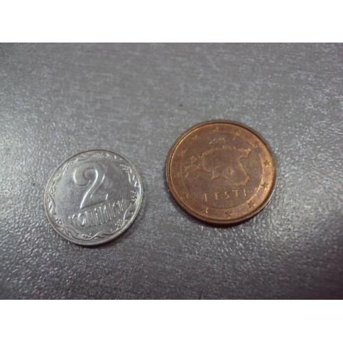 монета эстония 2 евро цента 2011 №8638