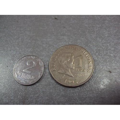 монета  филиппины 1 писо 1995 №8030
