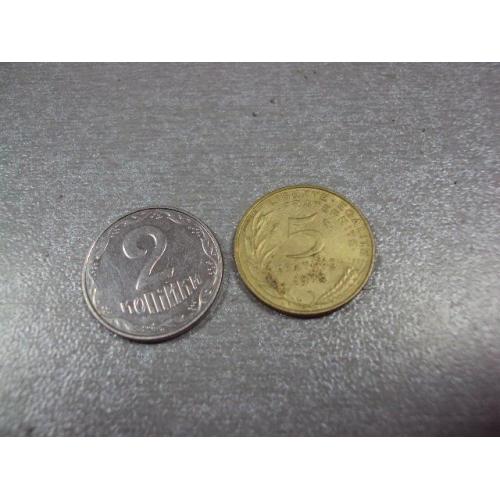 монета франция 5 сантимов 1973 №8410