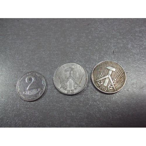 монета гдр 5 пфеннигов 1952 лот 2 шт №8537