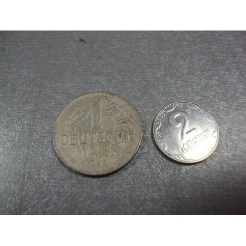 монета германия 1 марка 1968 F №8764