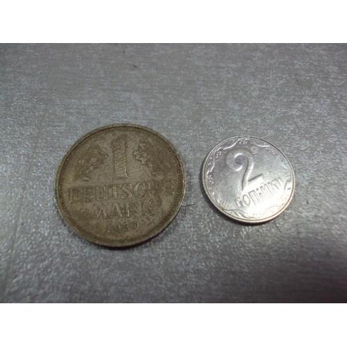 монета германия 1 марка 1989 F №8767
