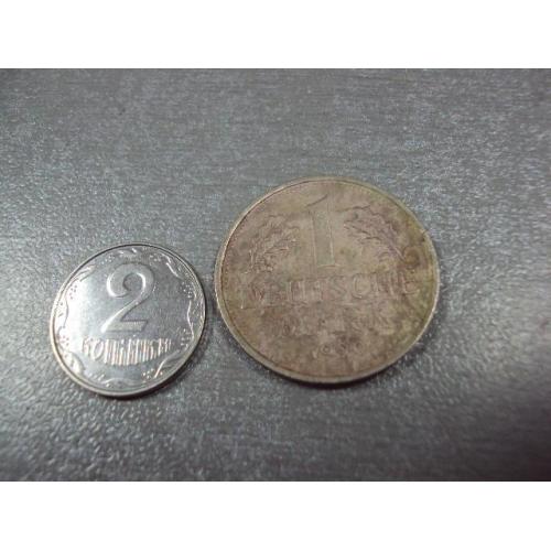 монета германия 1 марка 1990 J №8509