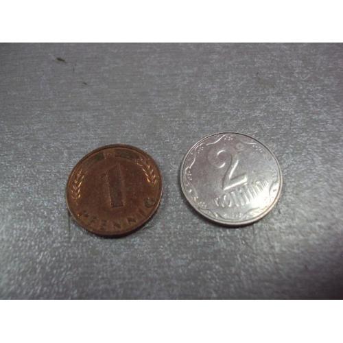 монета германия 1 пфенниг 1970 №9952