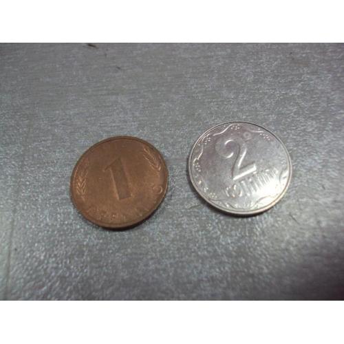 монета германия 1 пфенниг 1974 №9947