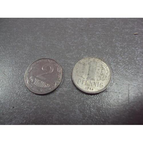 монета германия 1 пфенниг 1986 №9118