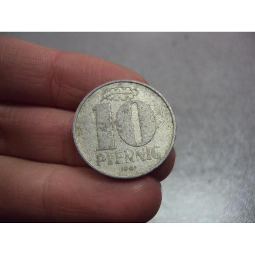 монета германия 10 пфеннигов 1967 №9091
