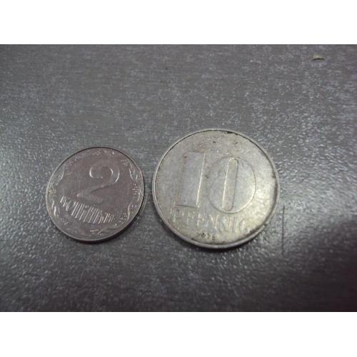 монета германия 10 пфеннигов 1973 №9090
