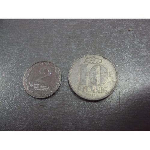 монета германия 10 пфеннигов 1983 №9093