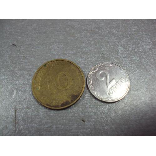 монета германия 10 пфеннигов 1988 №9511