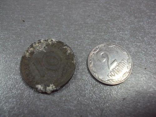 монета  германия 10 пфеннигов рейхспфеннигов 1940 А №7808