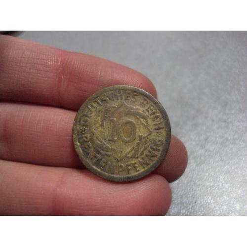 монета германия 10 рейхспфеннигов 1924 A №7861