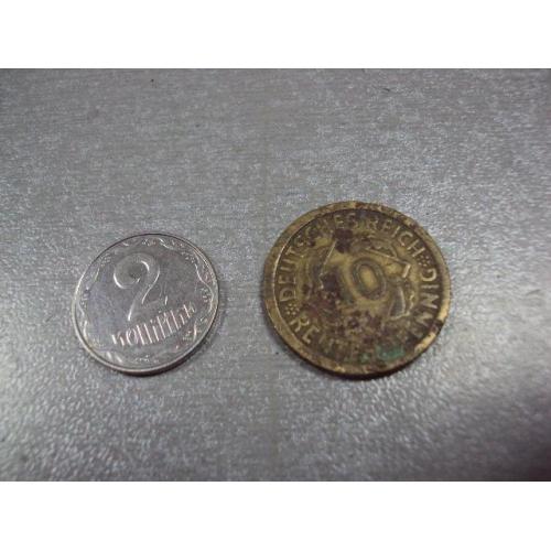 монета германия 10 рейхспфеннигов 1924 а №7974
