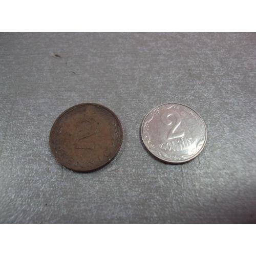 монета германия 2 пфеннига 1983 №9960